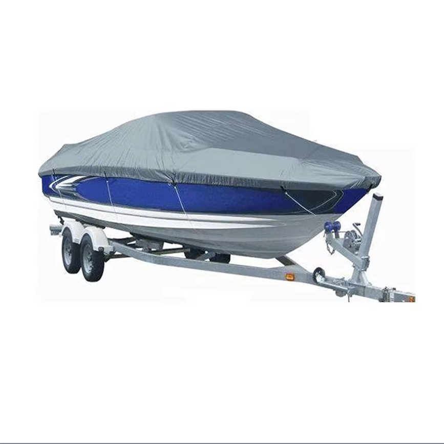 Factory Price Waterproof Dustproof UV Protection Oxford Trailerable Center Yacht Boat Cover